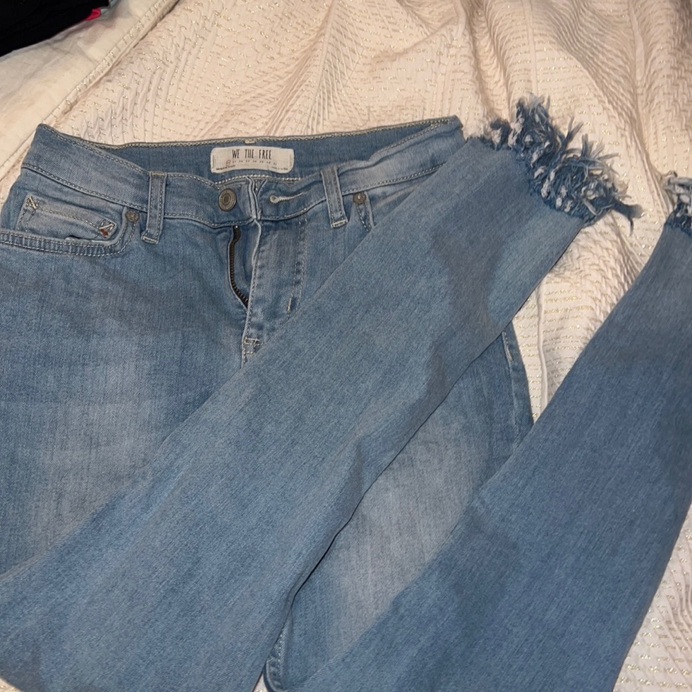 Free People Light Wash Jeans Women’s Size 24